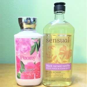 🌸Sensual + Sweet: foam bath & lotion set